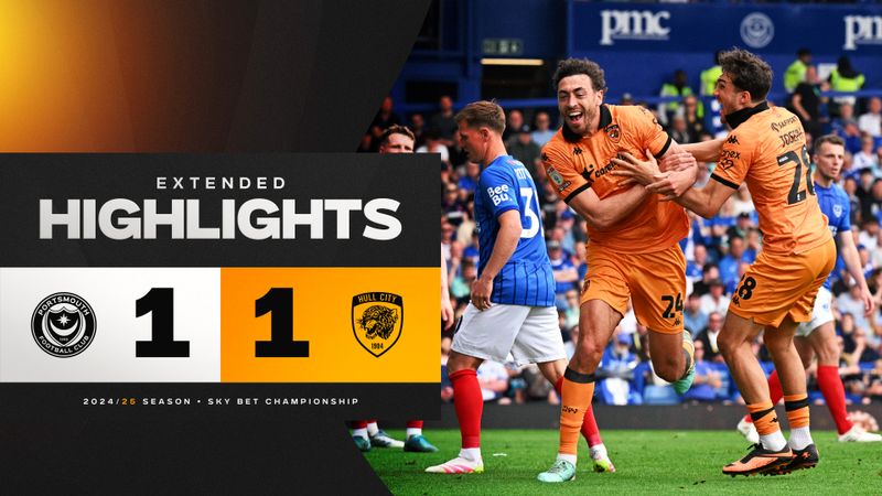 Portsmouth 1-1 Hull City | Extended Highlights