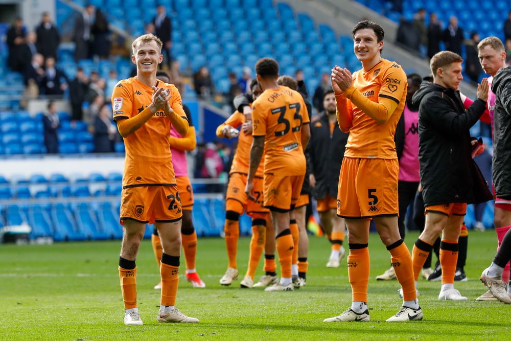 Matty Jacob Alfie Jones Clapping Cardiff A Apr 2024.JPG