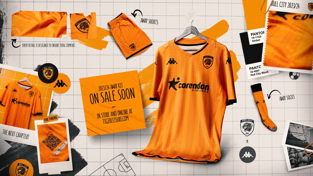 Hull City | NEW 2023/24 AWAY KIT REVEALED