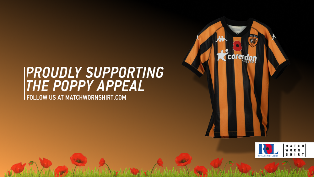 Hull City support Royal British Legion’s new football poppy shirt campaign