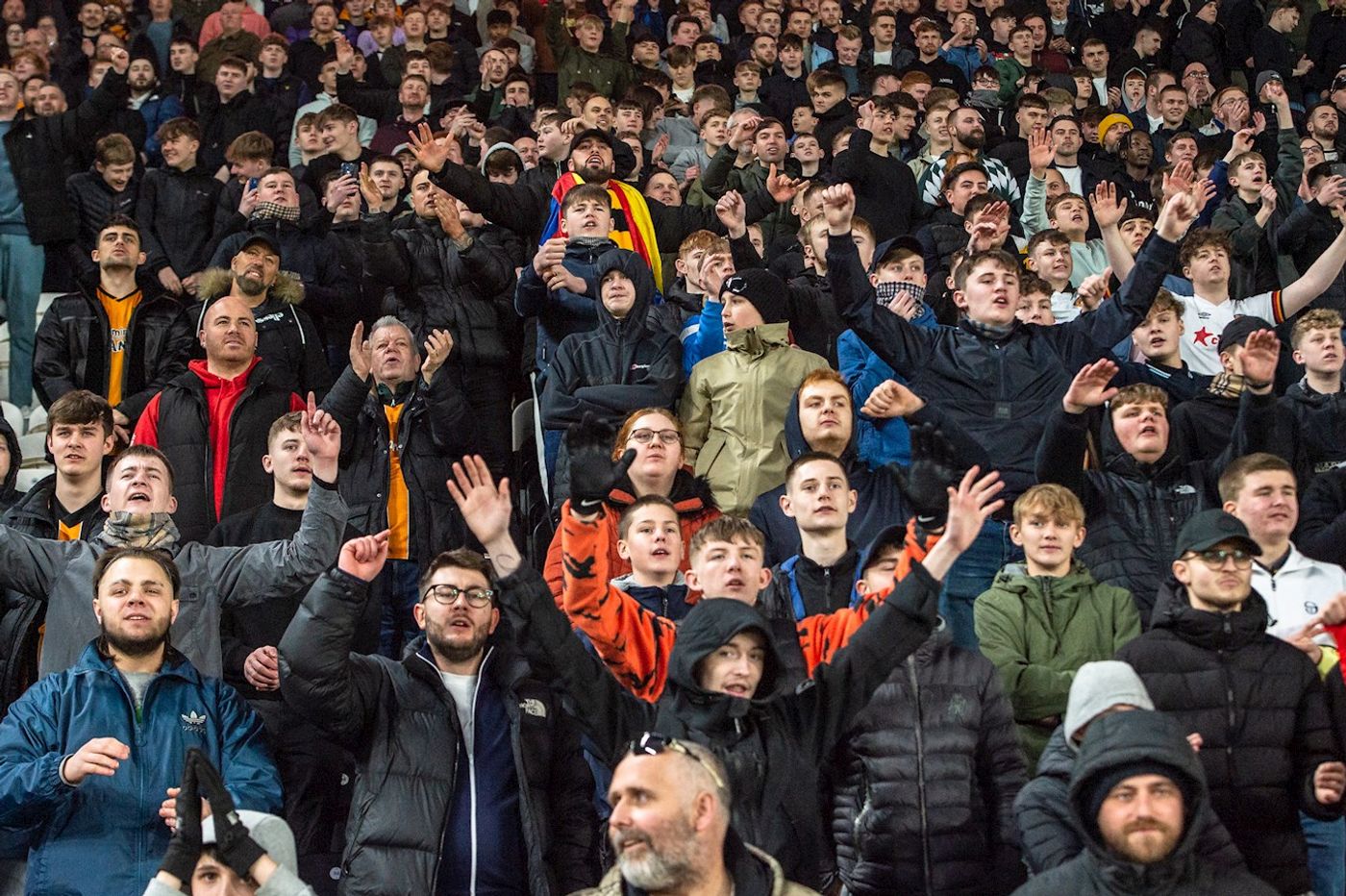 Cardiff 1-0 Swansea: Fans In The Stands (PICTURES)